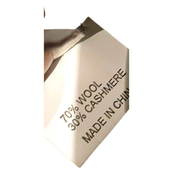 Vintage Gloves Carolina Amato Cashmere & Wool Blend Black - Picture 5 of 6